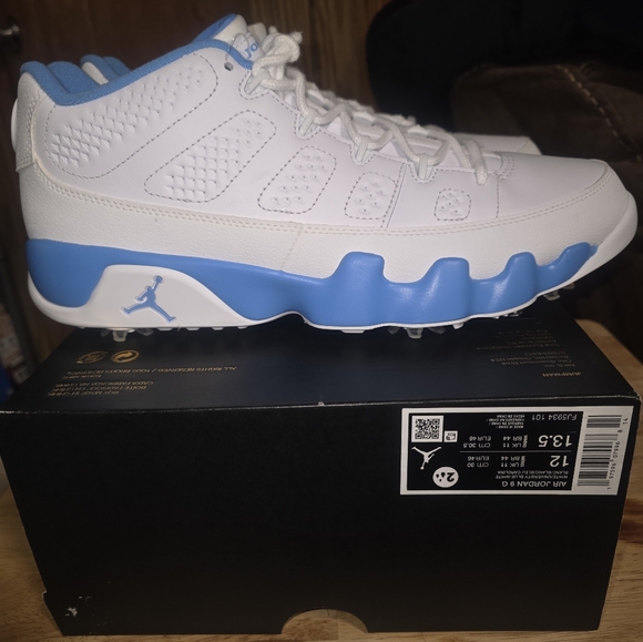 New Air Jordan 9 Golf Low University Blue Size 12